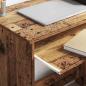 Preview: Schreibtisch mit Stauraum Alter Holz 120,5x44x88,5 cm Holzwerkstoff