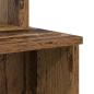 Preview: Schreibtisch mit Stauraum Alter Holz 120,5x44x88,5 cm Holzwerkstoff