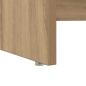 Preview: Schreibtisch mit Stauraum Kunsthandwerker Eiche 120,5 x 44 x 88,5 cm Holzwerkstoff