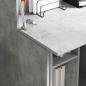 Preview: Beton Grau Schreibtisch Beton grau Holzwerkstoff Standard