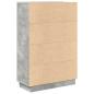 Preview: Beton Grau Schreibtisch Beton grau Holzwerkstoff Standard