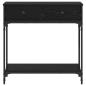Preview: Konsole Tisch Schwarze Eiche 75x34.5x75 cm Holzwerkstoff