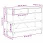 Preview: Konsolentisch Artisan Eiche 100x34.5x75 cm Holzwerkstoff