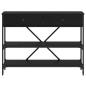 Preview: Konsolentisch Schwarze Eiche 100x34.5x75 cm Holzwerkstoff