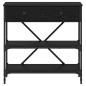 Preview: Konsolentisch Schwarze Eiche 75x34.5x75 cm Ingenieurholz