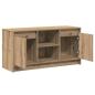Preview: Entertainment Center Artisan Eiche Holzwerkstoff Mittel Regale