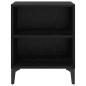 Preview: Nachttischschränke 2 St. Schwarz-Eiche 40x30x50 cm Mit Holz