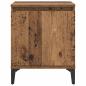 Preview: Alter Holz Nachttisch Altes Holz Massivholz, Metall 40 x 30 x 50 cm
