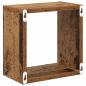 Preview: Wandregale Altes Holz Massivholz Altholz 26 x 15 x 26 cm
