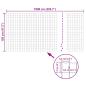 Preview: Eurozaun Stahl 10 x 1,2 m Grau