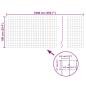 Preview: Eurozaun Stahl 10 x 1 m Grau