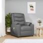 Preview: ARDEBO.de - Massagesessel Grau Kunstleder