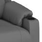 Preview: Massagesessel Grau Kunstleder