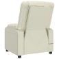 Preview: Massagesessel Creme Kunstleder