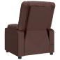 Preview: Massagesessel Braun Kunstleder