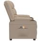 Preview: Massagesessel Elektrisch Cappuccino-Braun Kunstleder