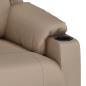 Preview: Massagesessel Cappuccino-Braun Kunstleder