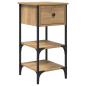 Preview: Nachttisch 2 Stk. Braun 33,5 x 36 x 70 cm Holzwerkstoff