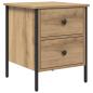 Preview: Nachttisch Artisan Eiche 40x42x50 cm Holzwerkstoff