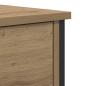 Preview: Nachttisch Eichenholz 40x42x60 cm Holzwerkstoff