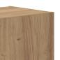 Preview: 4-teiliges TV Schrank Set Wandmontiert Artisan Eiche Holzwerkstoff