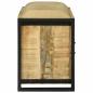 Preview: Bankschrank 100x35x50 cm Massivholz Grobes Mangoholz