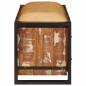 Preview: Aufbewahrungsbank Bunt 80x35x40 cm Massivholz Recyceltes Holz