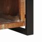 Preview: Aufbewahrungsbank Bunt 80x35x40 cm Massivholz Recyceltes Holz