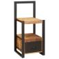 Preview: ARDEBO.de - Valet Stand 40x40x90 cm Solid Rough Wood Mango