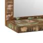 Preview: Badezimmerspiegel 50x22x70 cm Massivholz Recycelt