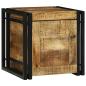 Preview: Aufbewahrungsbox 40x40x40 cm aus solidem rauem Mango Holz