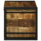 Preview: Aufbewahrungsbox 40x40x40 cm aus solidem rauem Mango Holz