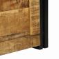 Preview: Aufbewahrungsbox 40x40x40 cm aus solidem rauem Mango Holz