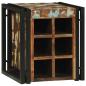 Preview: Weinregal 34,5x35x39 cm Massivholz Altholz