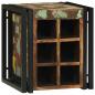 Preview: Weinregal 34,5x35x39 cm Massivholz Altholz