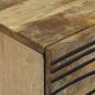 Preview: Nachttische 2 Stück 40x33.5x46 cm Massivholz Mango und Spanplatte