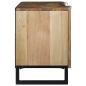 Preview: TV-Schrank 105x33,5x46 cm Massivholz Mango und engineered Holz