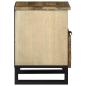 Preview: Nachttisch 40x33x46 cm aus massivem Mango-Holz