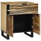 Preview: Nachttisch 50x33x60 cm Massivholz Mango