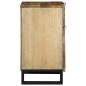 Preview: Nachttisch 50x33x60 cm Massivholz Mango