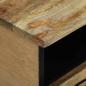 Preview: Couchtisch 80x54x40 cm aus massivem Mangoholz