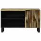 Preview: TV-Schrank 80x31.5x46 cm Massivholz Mango und Holzwerkstoff