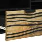 Preview: TV-Schrank 100x33.5x46 cm aus massivem Mangoholz