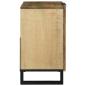 Preview: Waschbeckenschrank 62x33x58 cm Massivholz Mango und Holzwerkstoff