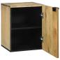 Preview: Badezimmerschrank 38x33.5x48 cm Massivholz Mango & Holzwerkstoffe