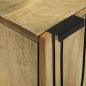 Preview: Badezimmerschrank 38x33.5x48 cm Massivholz Mango & Holzwerkstoffe