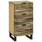 Preview: ARDEBO.de - Sideboard 40x33.5x75 cm Massivholz Mango und Spanplatte