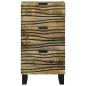 Preview: Sideboard 40x33.5x75 cm Massivholz Mango und Spanplatte