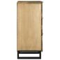 Preview: Sideboard 40x33.5x75 cm Massivholz Mango und Spanplatte