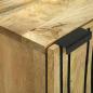 Preview: Sideboard 40x33.5x75 cm Massivholz Mango
